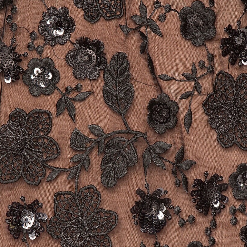 New For Love and Lemons Beatrice Embellished Lace Mini Dress M - Picture 12 of 15